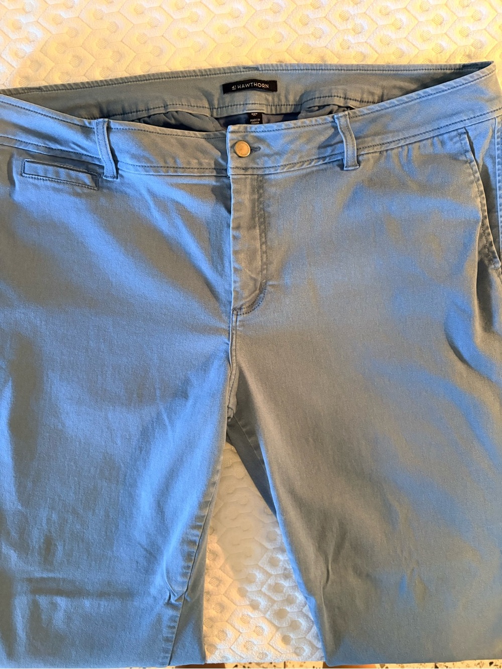 41 Hawthorn Light Blue Stretch Trousers